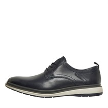 Clarks Mens Chantry Lo Shoes Navy Leather