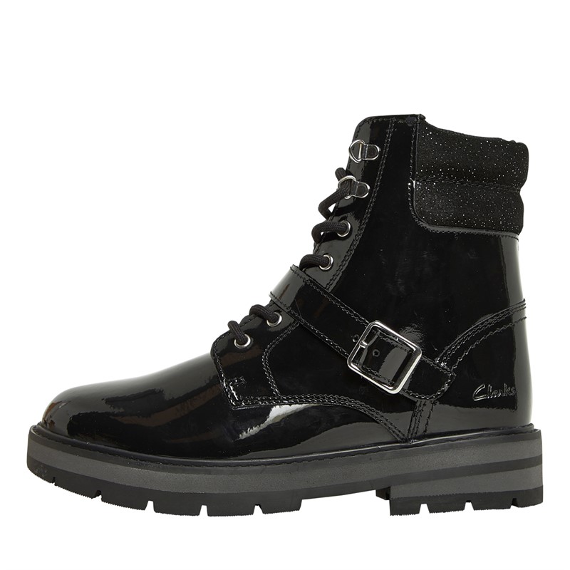 Clarks buckle boots best sale