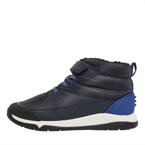 Clarks Boys Steggy Step Wide Fit Trainers Navy Combi