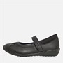 Clarks Girls Vibrant Trail F-Fit Mary Jane Shoes Black