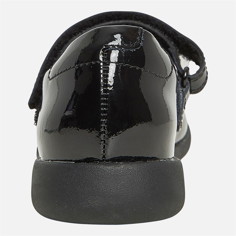 Clarks Infant Girls Etch Mist Pokemon E-Fit Mary Jane Shoes Black