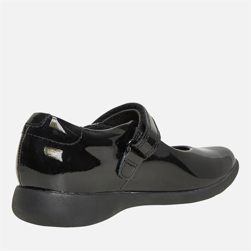 Clarks Infant Girls Etch Mist Pokemon E-Fit Mary Jane Shoes Black