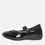 Clarks Girls Vibrant Trail G-Fit Mary Jane Shoes Black Patent