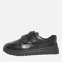 Clarks Infants Goal Style G-Fit Double Strap Shoes Black