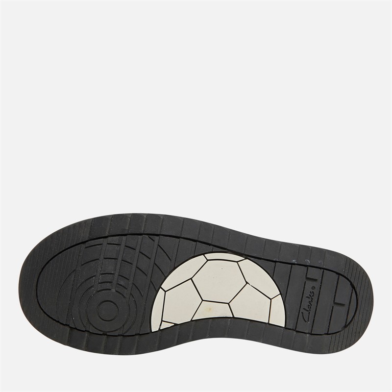 Clarks Infants Goal Style G-Fit Double Strap Shoes Black