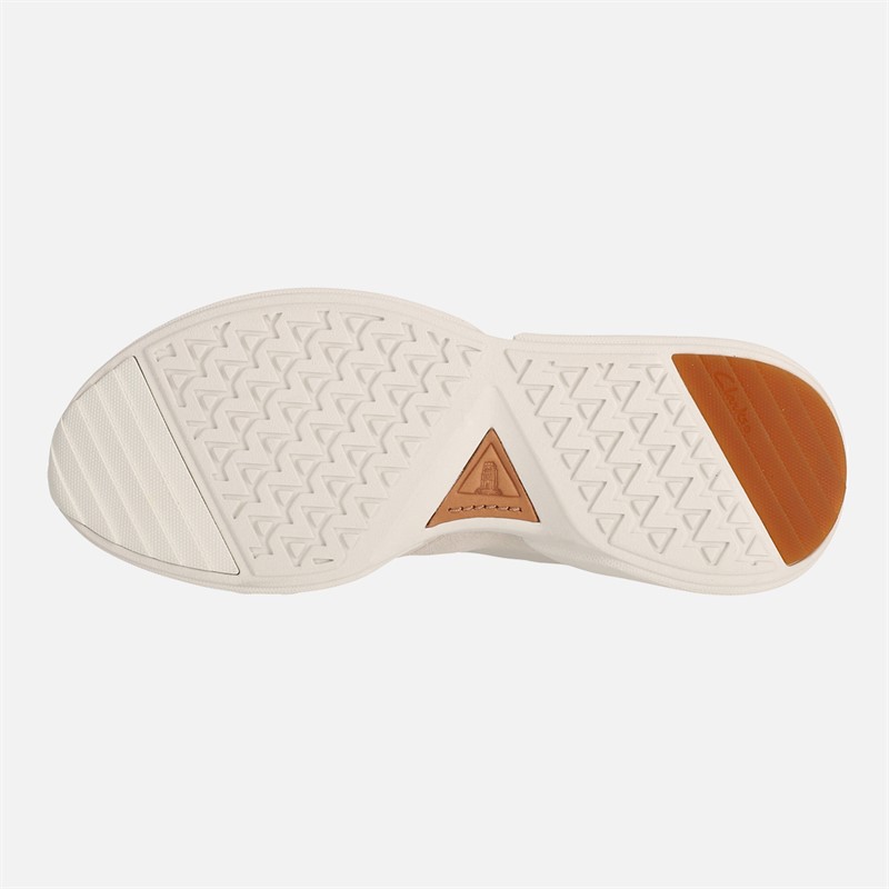 Clarks Herren Premium Craft Pace Schuhe White Leather