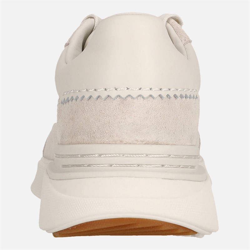 Clarks Herren Premium Craft Pace Schuhe White Leather