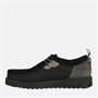 Clarks Herren Premium FTR2LO Wallabee Schuhe Black Combi