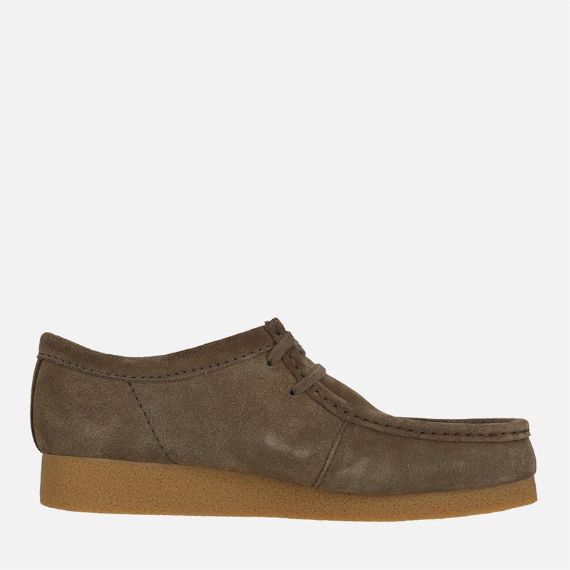 Clarks Herren Premium Evo Wallabee Schuhe Dark Olive Sde
