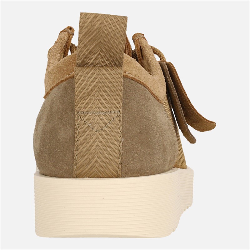 Clarks Herren Premium Ftr2lo Wallabee Schuhe Dark Sand Combi