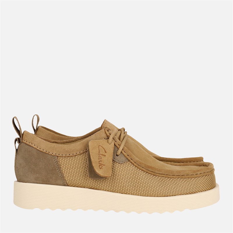 Clarks Herren Premium Ftr2lo Wallabee Schuhe Dark Sand Combi