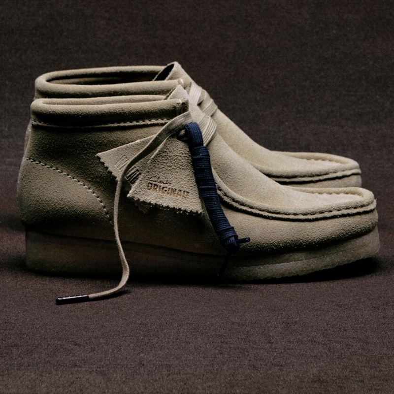 Clarks Damen Originals 2 Wallabee D Stiefel 5252 Maple Suede