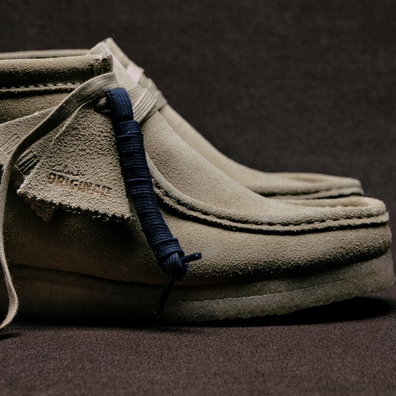 Clarks Damen Originals 2 Wallabee D Stiefel 5252 Maple Suede