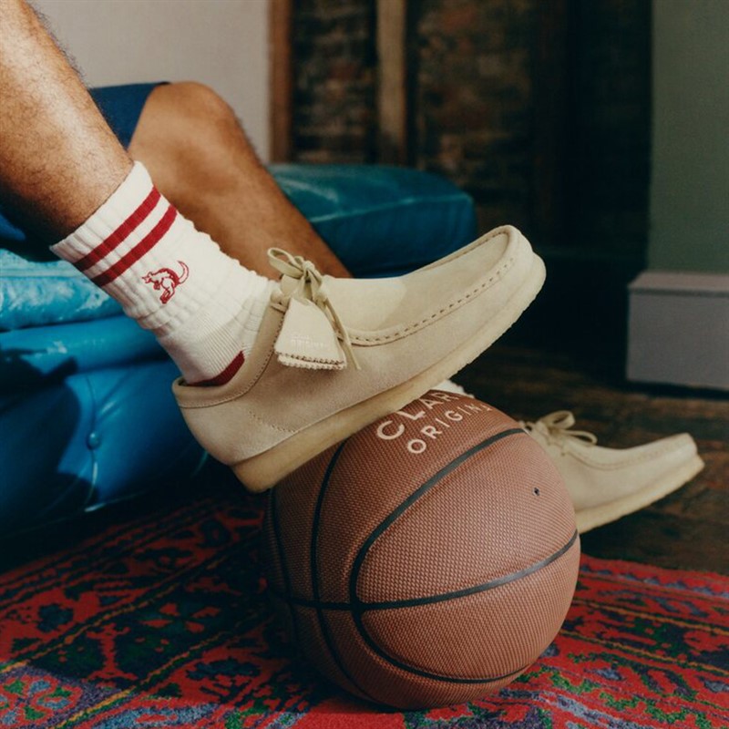 Clarks Herren Originals 2 Wallabee G Schuhe 5252 Maple Suede