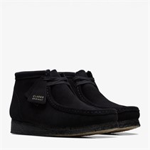 Clarks Herre Originals 2 Wallabee G Sko 1219 Sort Ruskind 1219 Black Sde