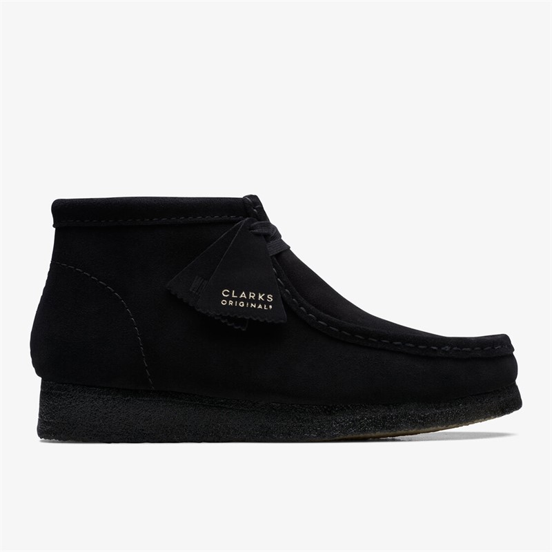 Clarks Herren Originals 2 Wallabee G Stiefel 1219 Schwarz Wildleder 1219 Black Sde