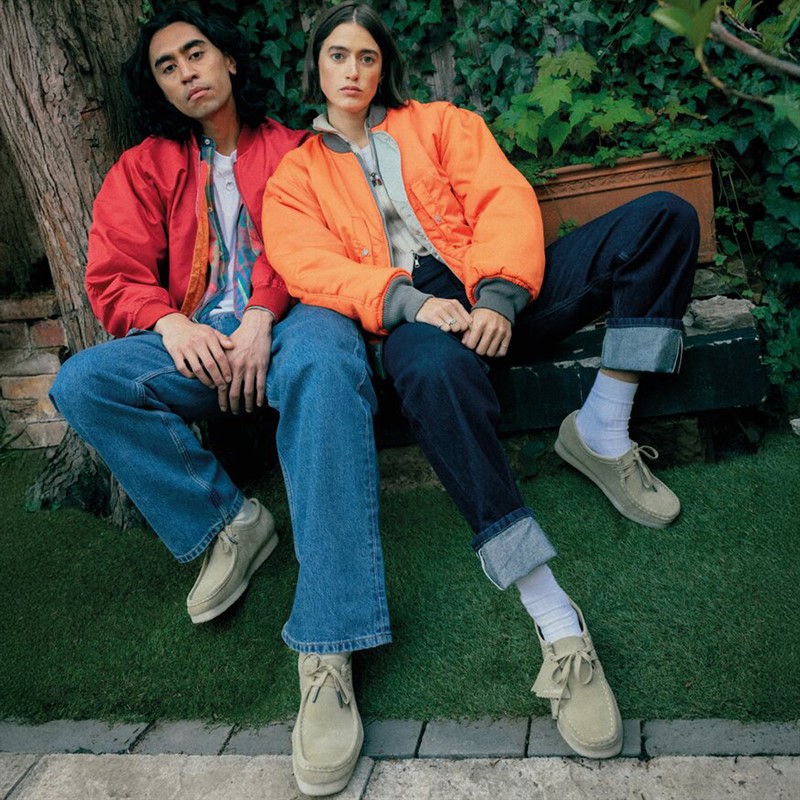 Clarks Damenschuhe Originals 2 Wallabee D 5252 Maple Suede