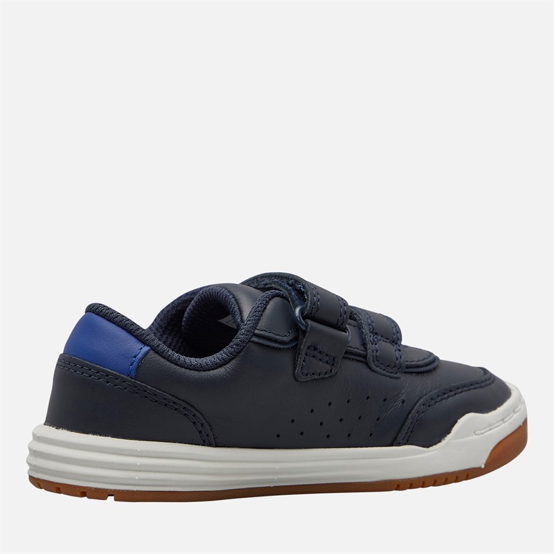 Clarks Infant Boys Wide Fit Urban Solo Trainers Navy