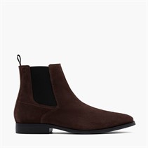 Clarks Mens Paulton Easy G-Fit Chelsea Boots Dark Brown