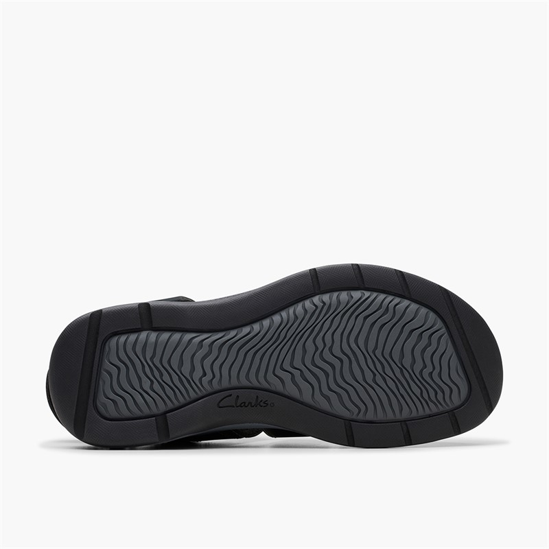 Clarks Mens Saltway Cove G-Fit Sandals Black