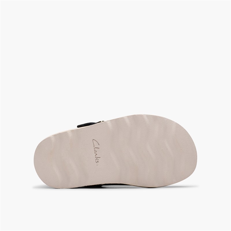 Clarks Infant Girls Crown Print F-Fit T-Bar Shoes Navy