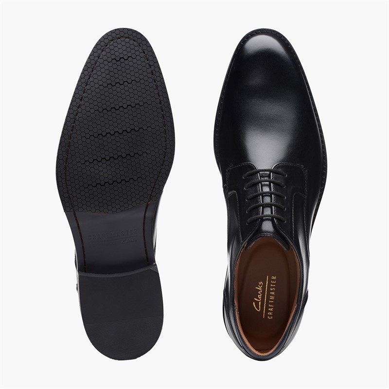 Clarks Mens Craft Arlo G-Fit Shoes Black