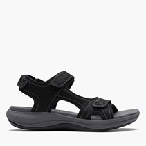 Clarks Womens Mira Bay D-Fit Sandals Black