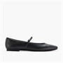 Clarks Womens Emelina Gem D-Fit Flats Black