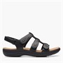 Clarks Womens Laurieann Vine E-Fit Sandals Black