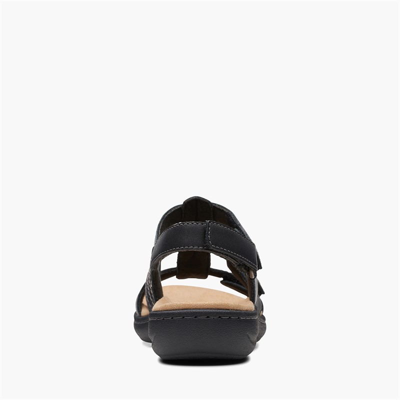 Clarks Womens Laurieann Vine E-Fit Sandals Black