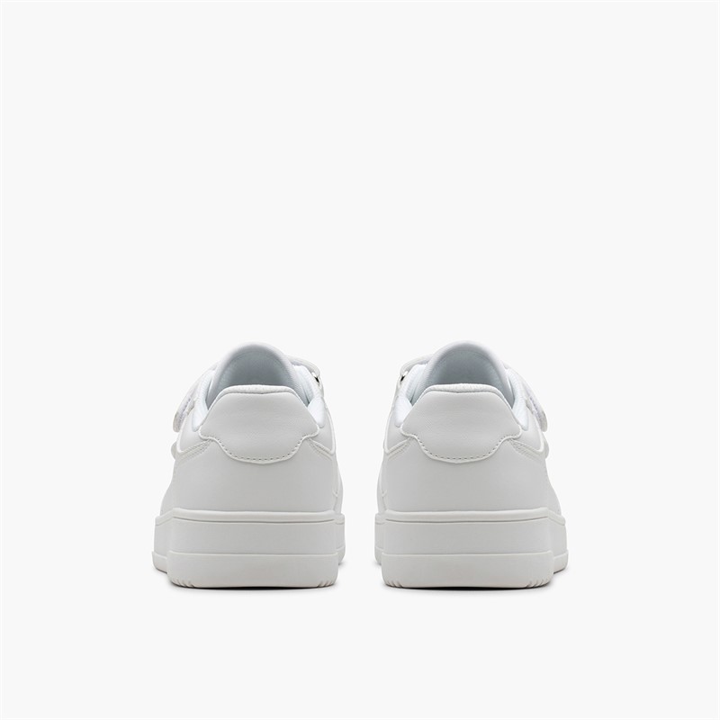 Clarks Junior Canyon Sky G-Fit Trainers White Mono