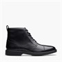 Clarks Mens Aldwin Cap G-Fit Boots Black