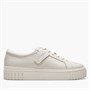 Clarks Womens Mayhill Walk D- Fit Trainers Off White