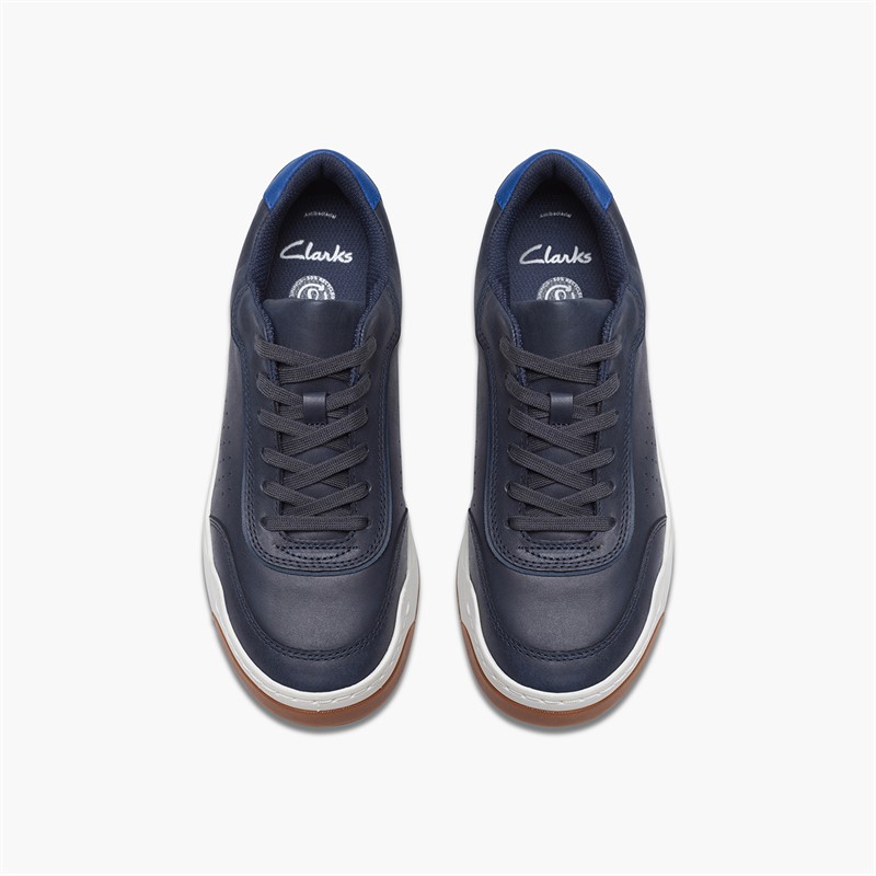 Clarks Junior Boys Urban Solo G-Fit Trainers Navy