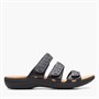Clarks Womens Laurieann Cove E-Fit Sandals Black