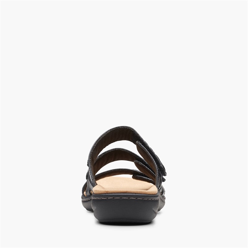 Clarks Womens Laurieann Cove E-Fit Sandals Black