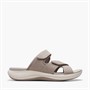 Clarks Womens Mira Ease D-Fit Sandals Stone