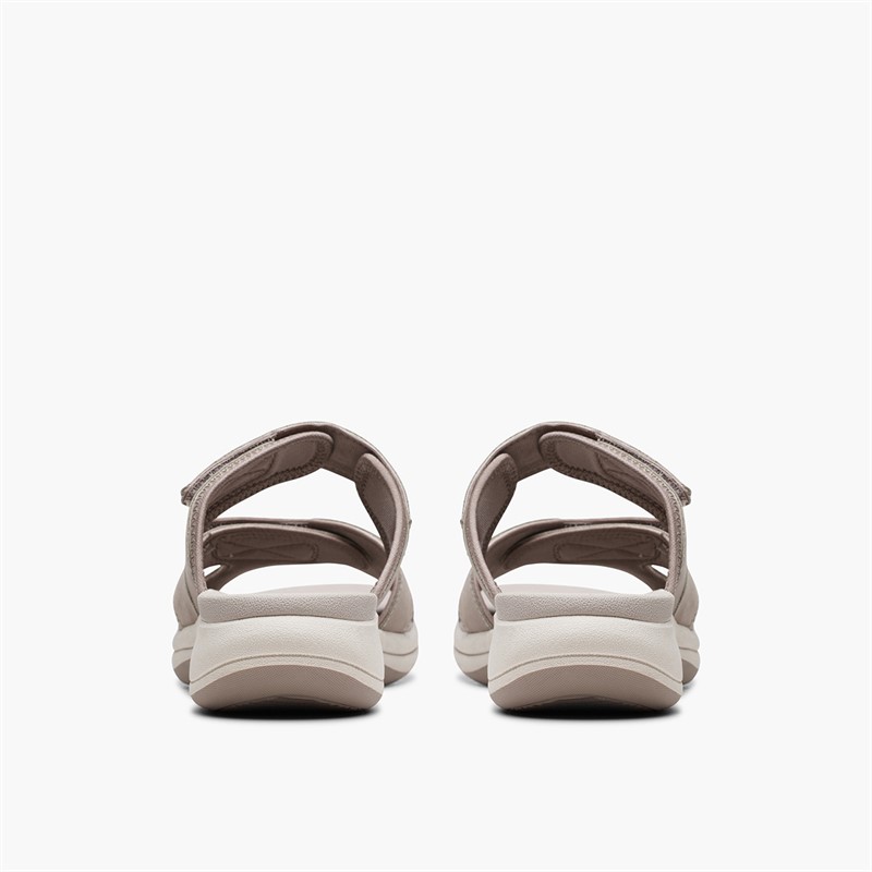 Clarks Womens Mira Ease D-Fit Sandals Stone