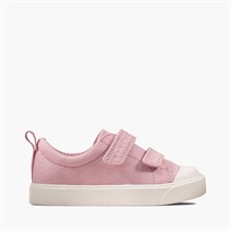 Clarks Infant Girls City Bright G-Fit Trainers Pink
