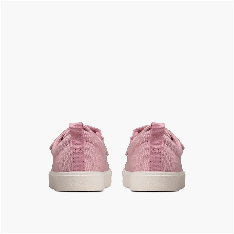 Clarks Infant Girls City Bright G-Fit Trainers Pink