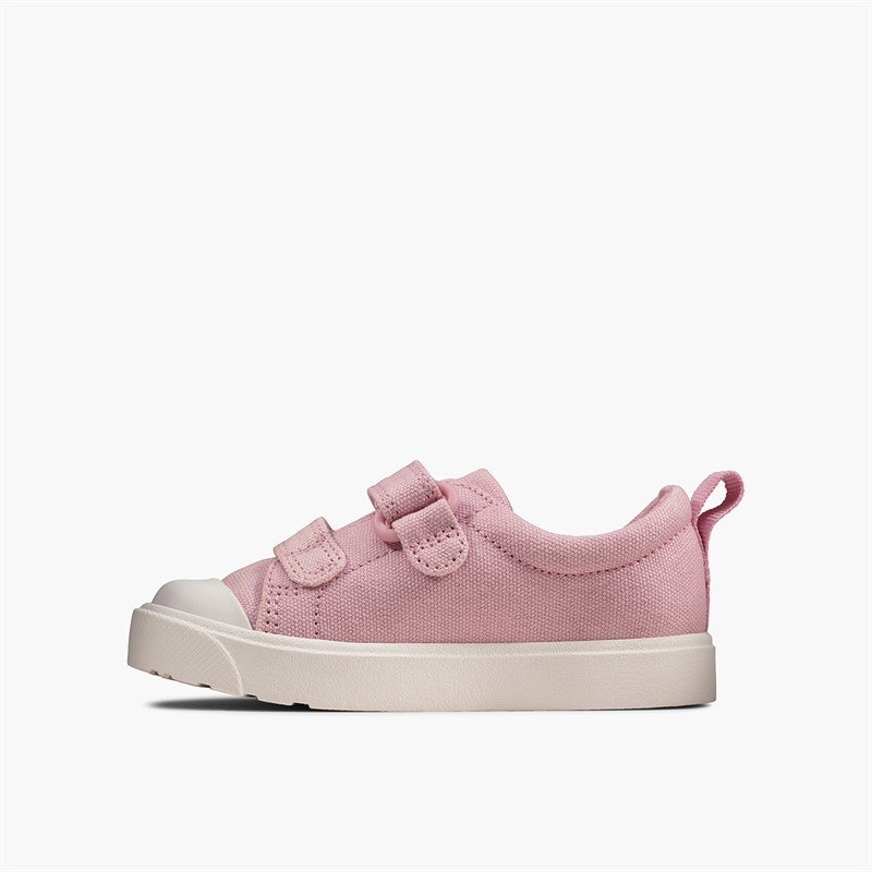 Clarks Infant Girls City Bright G-Fit Trainers Pink