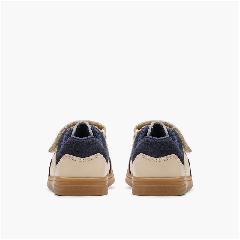 Clarks Infant Disco Vibe F-Fit Trainers Neutral