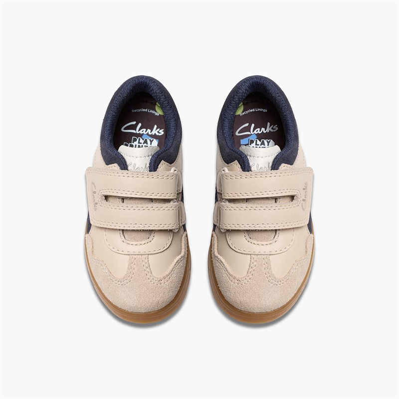 Clarks Infant Disco Vibe F-Fit Trainers Neutral