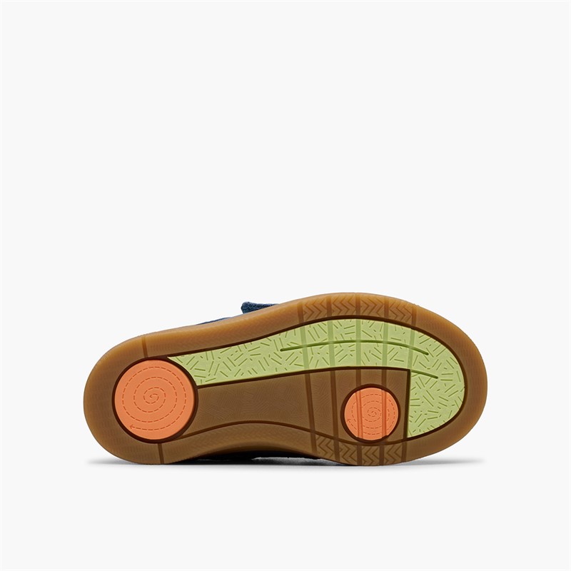 Clarks Infant Disco Vibe G-Fit Trainers Blue