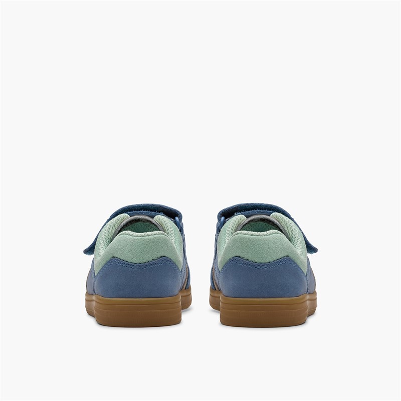 Clarks Infant Disco Vibe G-Fit Trainers Blue