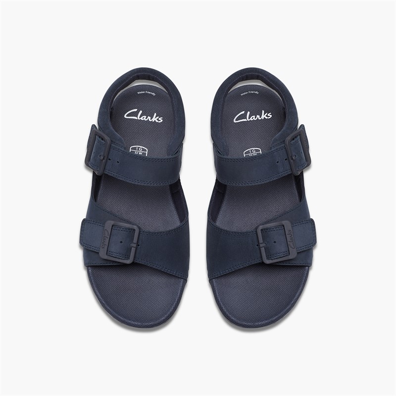 Clarks Kids Baha G-Fit Beach Sandals Navy