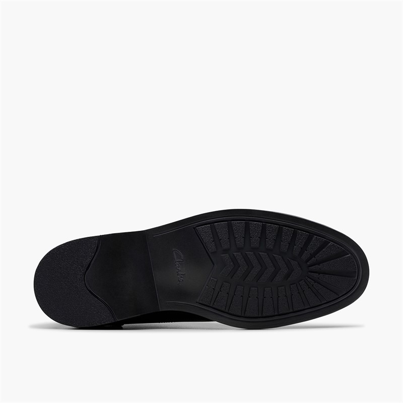 Clarks Mens Aldwin G-Fit Chukka Boots Black