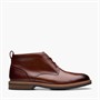 Clarks Mens Aldwin G-Fit Chukka Boots Mid Tan