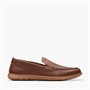 Clarks Mens Flexway Step G-Fit Loafers Light Brown