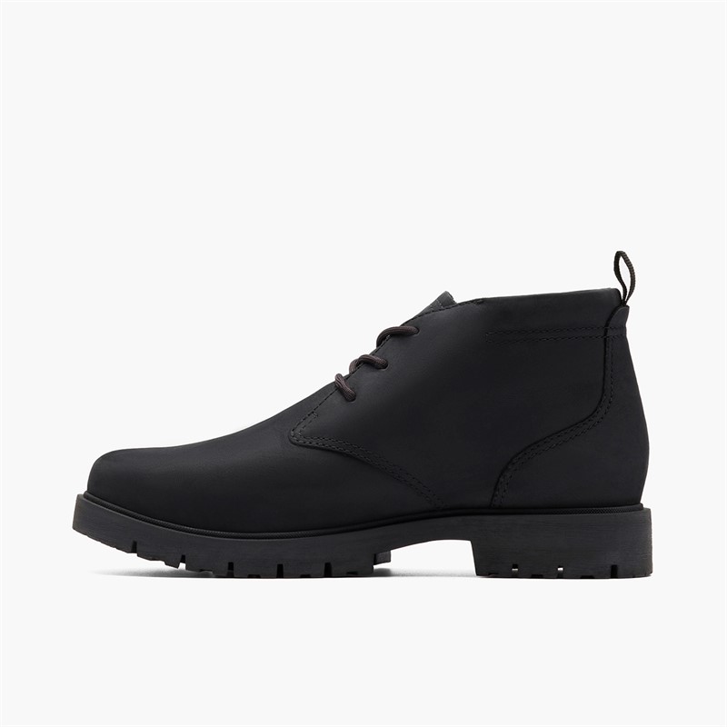 Clarks Mens Berhill Mid GTX G-Fit Boots Black